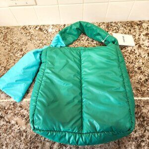Caraa Sport Fractus Water Resistant Nylon Tote Teal NWT